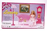 Girl's Favorite Classic Style Luxury Living Room Gloria Doll furniture's for 11 to 12" Fashion Doll.