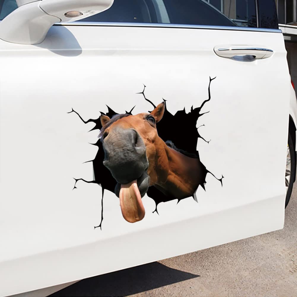 Adesivo Testa Cavallo Geometrica Colorato - Per Auto, Moto, Laptop, Frigorifero - Foto 6
