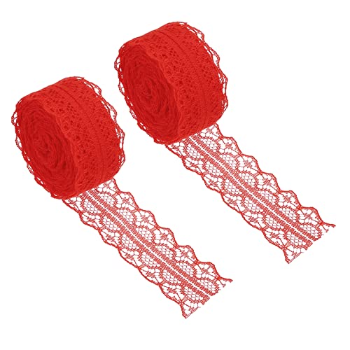 PATIKIL 1.2 Inch x 11 Yards Lace Trim Ribbon