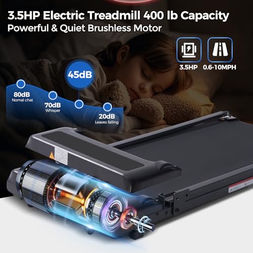 HevGlrm Walking Pad Treadmill with Handle Bar Review