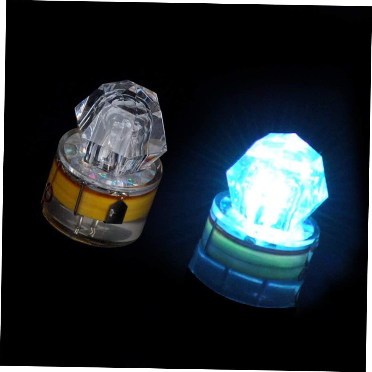 Hemobllo Luce Subacquea per La Pesca Luce Subacquea A LED per La Pesca Punta per Esca da Pesca Luci Esterne Luce Notturna per La Pesca Luci Subacquee A LED Lampada per Esca per Pesci Luce