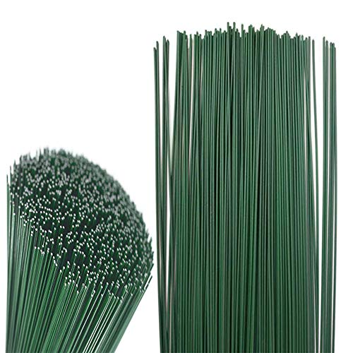 200 Pcs 16 Inch 22 Gauge Dark Green Floral Stem Wire,Flower Making Accessory Perfect For Diy Bouquet Stem Wrapping And Crafts #TOP2