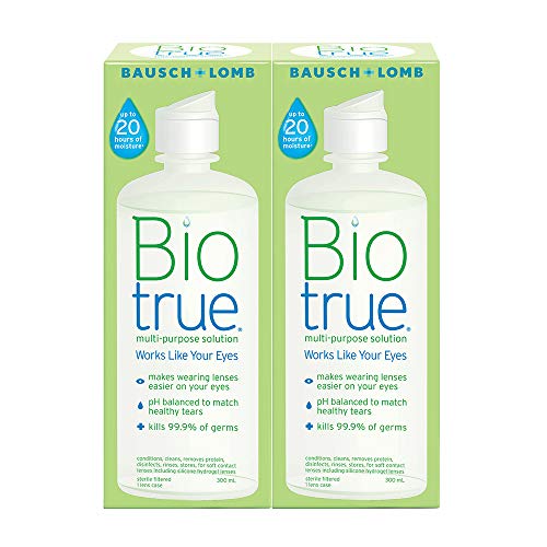 Bausch & Lomb Biotrue Multi-Purpose Solution Twin Pack 300ml (Pack of 2)