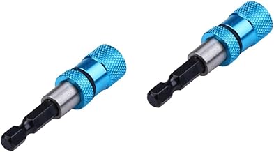 OSALADI 2 Peças Chave De Elétrica Chave De Elétrica Suporte De Broca De Aço Inoxidável Para Broca De Chave De Bits Magnéticos Suporte Ajustável Suporte De Chave De