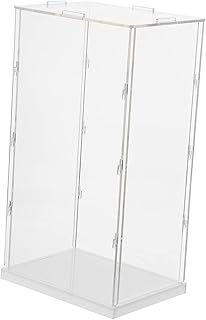 TOYANDONA 1Pc Caixa De Exibição De Acrílico Caso De Exibição Para Colecionáveis Caso De Exibição Para Miniaturas Clara Figura De Ação Vitrine Boneca Caso De Exibição De Jóias Suporte De