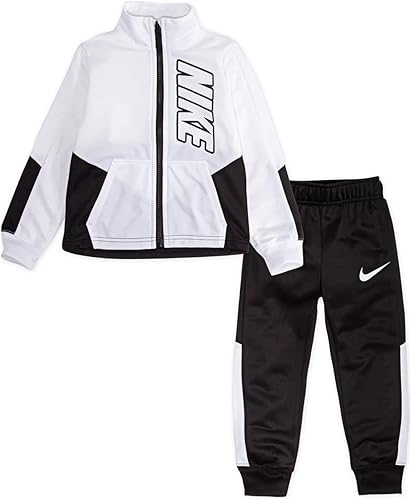 Nike Conjunto de pantalones deportivos de 2 piezas para bebé color negro