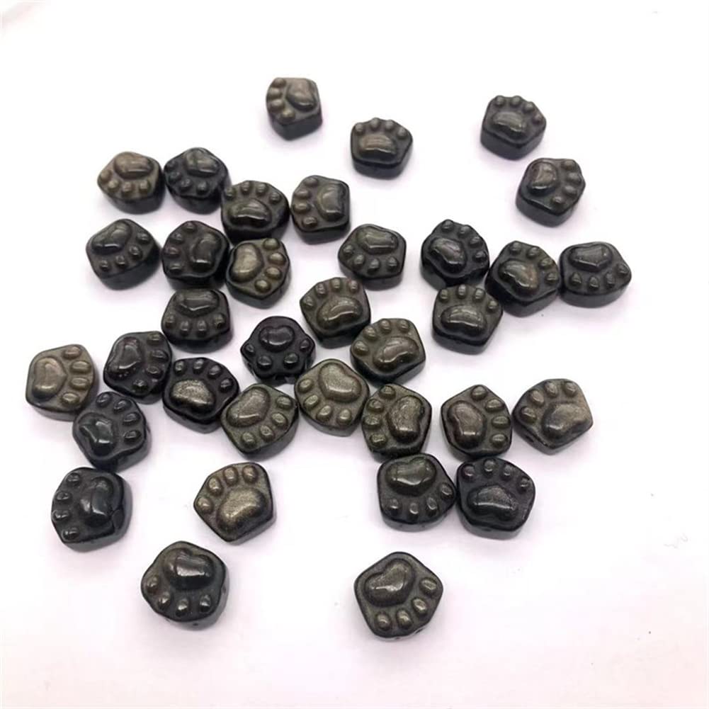 Figurine Griffe De Chat En Cristals – Pierre Décorative Sculptée Main, 3,3 Cm, Bleue Ou Rose, Décoration Intérieur/voiture