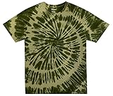 Whiskey and Oak Tie Dye Crew Neck T-Shirt 15959-D-3XL