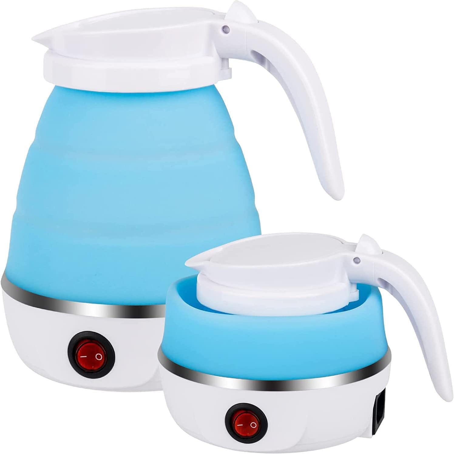 Collapsible Travel Kettle To Take On Holiday | Foldable Camping Kettle, Fast Boiling, Silicone Material | Compact Mini for Backpacking, Hotels, & Outdoors