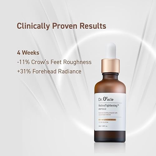 Miniatura 5 de Dr.Oracle Ampolla RetinoTightening para aumentar la elasticidad con retinoide concentrado (1.01 FL .OZ.) Belleza coreana, probada por dermatólogos