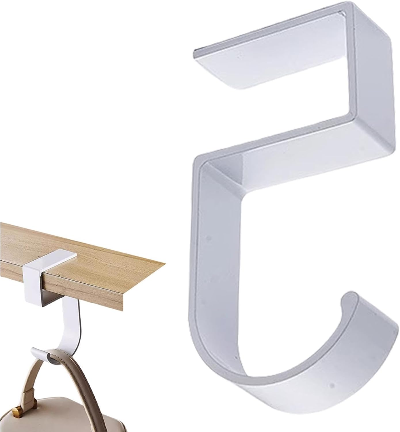 Desk Edge Hook Aluminium Nail-Free