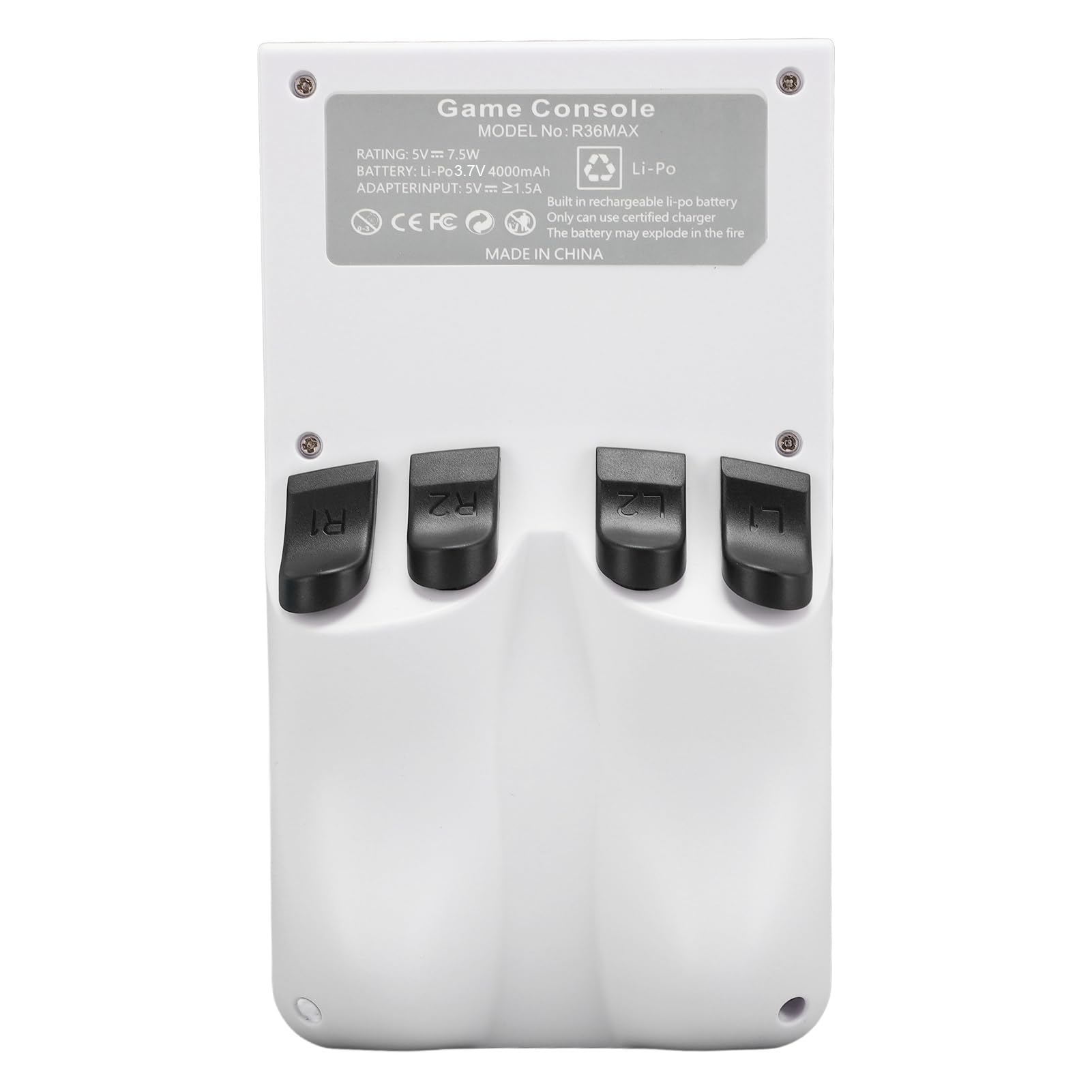 ASHATA Console da gioco portatile in stile retrò con schermo da 4 pollici e batteria da 4000 mAh per giocare ovunque (128 GB)
