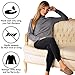 Cashmere Boutique 100% Pure Cashmere Turtleneck Sweater Women - Pullover, Slim Fit, Soft and Warm Long Sleeve Sweater - Navy, Large