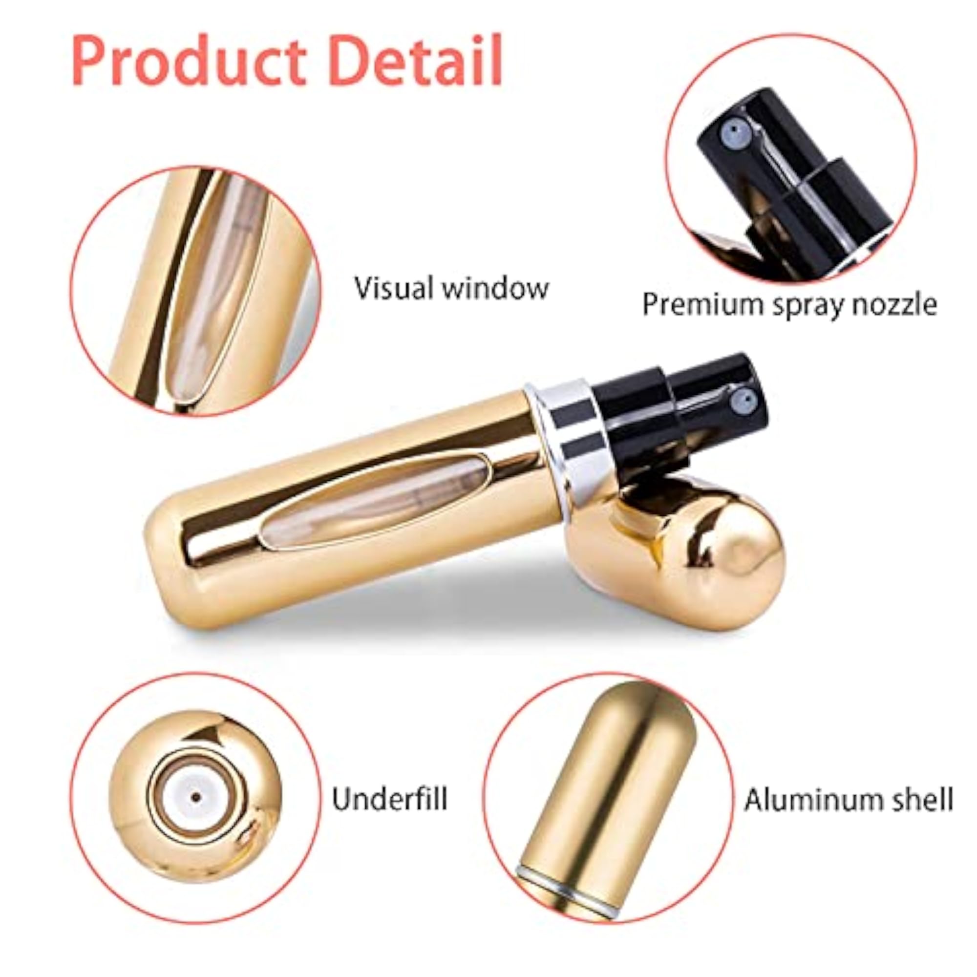 Portable Mini Refillable Perfume Atomizer Bottle