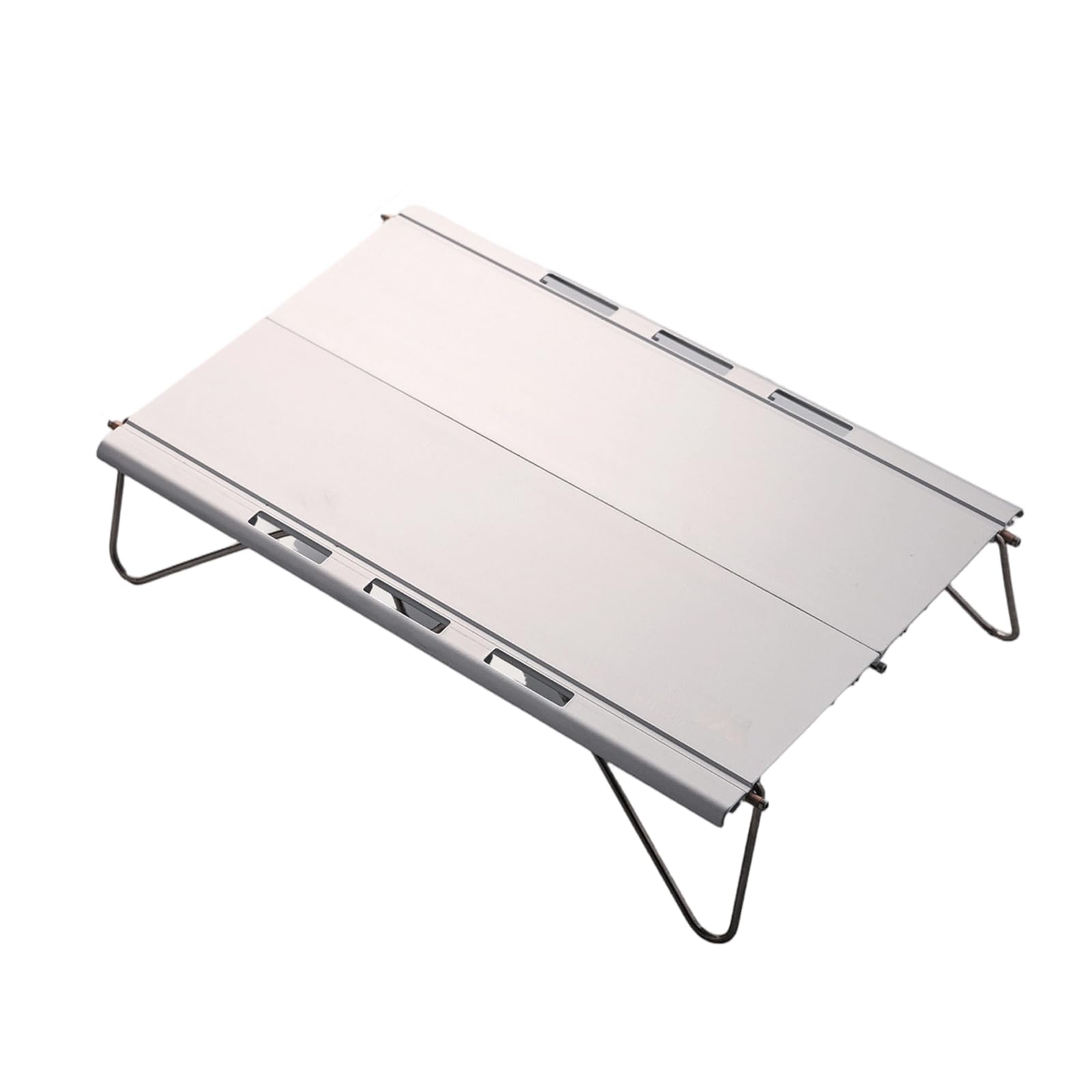 Table de camping portable en aluminium - Table de plage pliante - Table de pique-nique - Table légère - Facile à transporter - Petite plage pliante