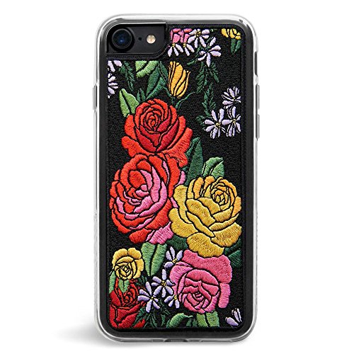 Zero Gravity Case Compatible with iPhone 7/8 - Desire - Embroidered Rose Design