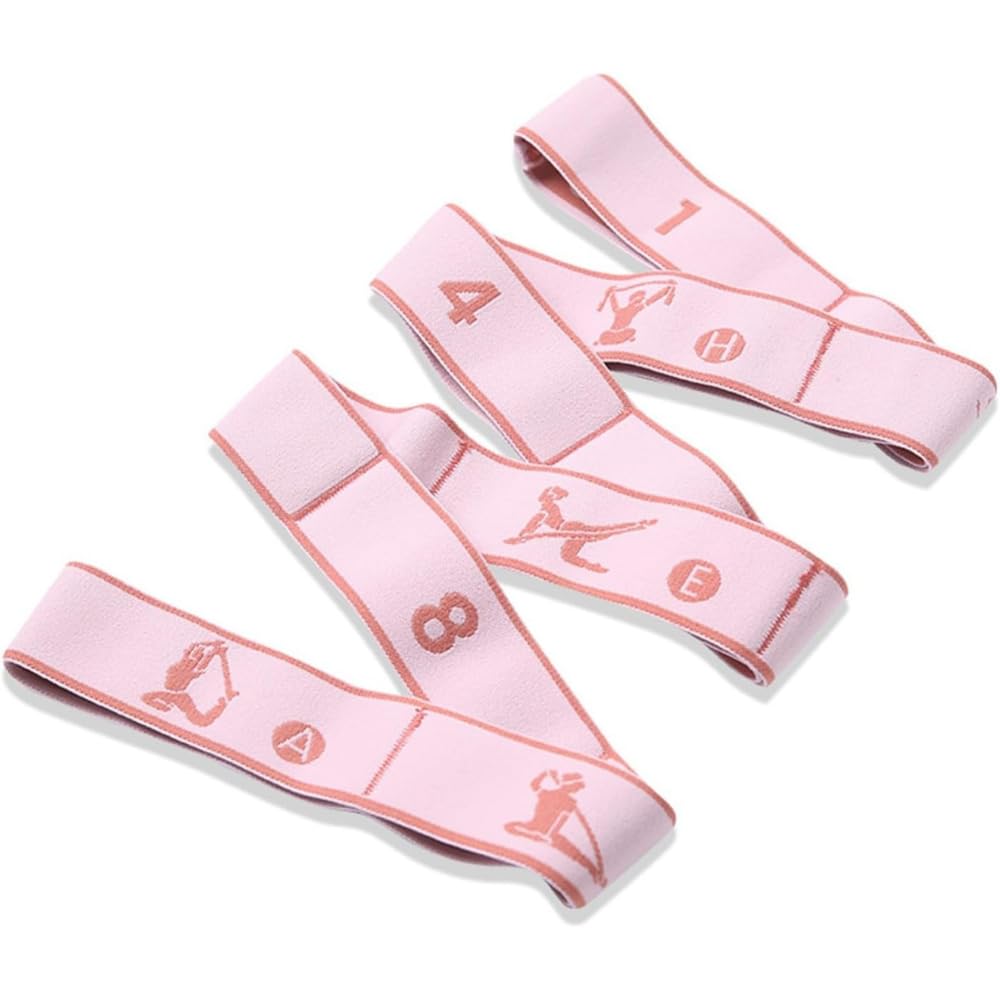 yoga strap stretching band resistance band fitness stretch belt physio band yoga rope flexibility trainer rehab strap ankle exercise pilates stretch band gym elastic strap-image-3