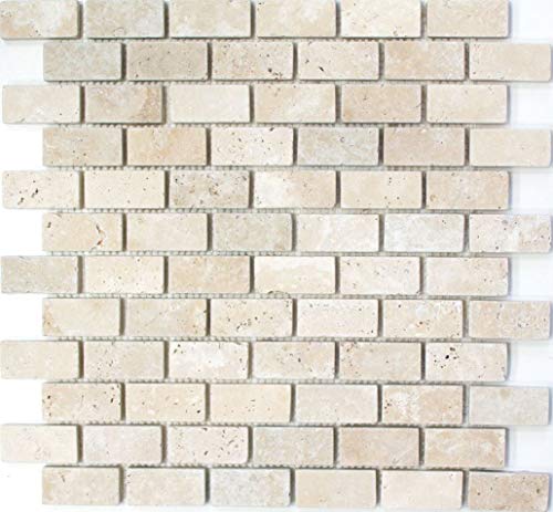 Conwire Travertin Chiaro Mosaikfliese 23x48x10 mm