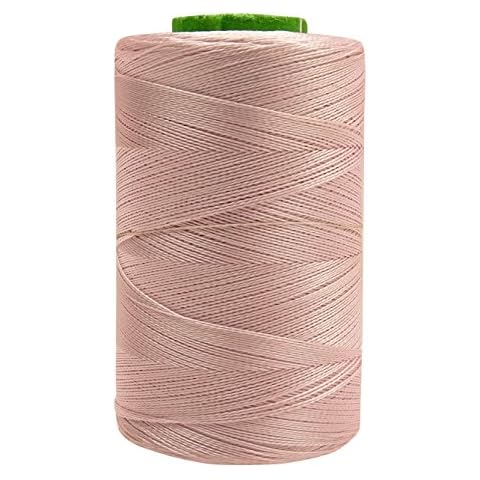 Telephone Threads 680 Mtr Art Silk Yarn Machine Embroidery Light Peach 2 Ply Thread 10 Pieces Cover