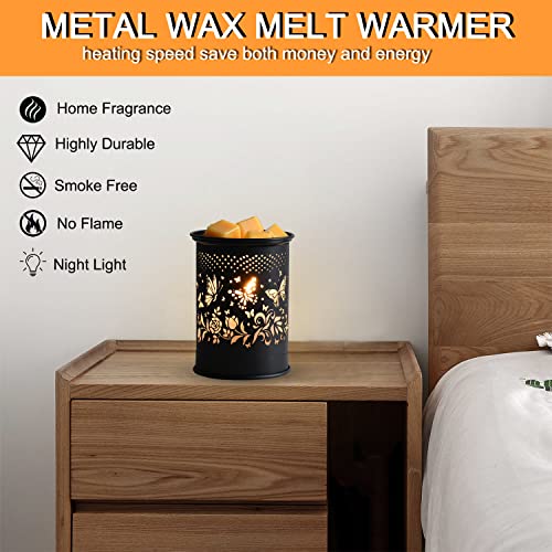 Metal Wax Warmer,Wax Melt Warmer,Candle Wax Burner, Kobodon Electirc Wax Melt Warmer Candle Melter For Home Office Decor(Butterfly) #TOP2