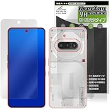 ミヤビックス Nothing Phone (3a) 対応 保護 フィルム 高硬度 9H 光沢 PET製 強化ガラス同等の硬度 液晶・背面 セット 日本製