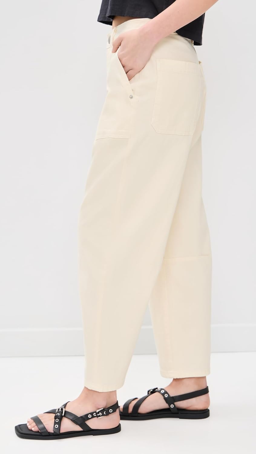DL1961 Women's Bilie Easy Barrel High Rise Pants
