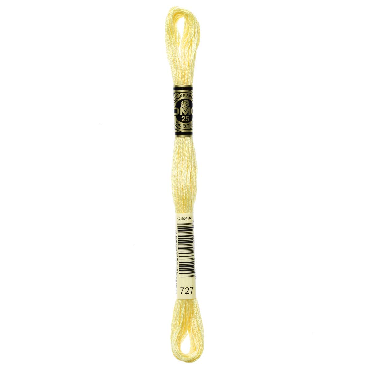 DMC Embroidery Floss Mouline Stranded Cotton Thread for Hand Embroidery and Sewing - Colour No: 727-12 x 8m Skeins — image 1