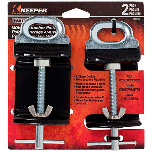 Keeper 05637 Movable Anchor Point, 2 Pack