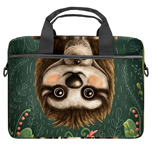 Sacoche ordinateur portable 13,3 pouces, housse bandoulière 14" et 14.5" motif jungle colorée