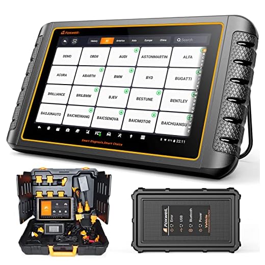 FOXWELL GT75 Bidirectional Diagnostic Tool, Upgraded Ver. of NT809/NT809BT/GT65, ECU Coding, 33+ Reset, VAG Guidance, Refresh Hidden Features, Power Balance, All Systems Car Scan Tool, 2-Years Update