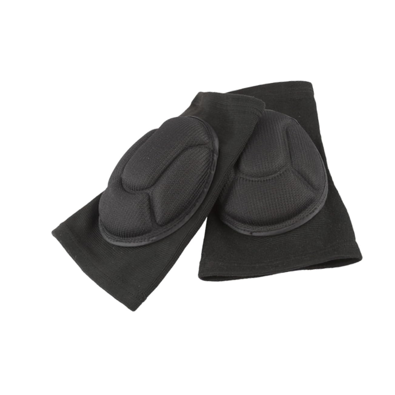 KOMBIUDA 1Pair Turtle Shell Knee Pads Comfortable Sponge for Sports Cycling Running and Outdoor Activities Black Durable Crash Design for Enhanced Protection