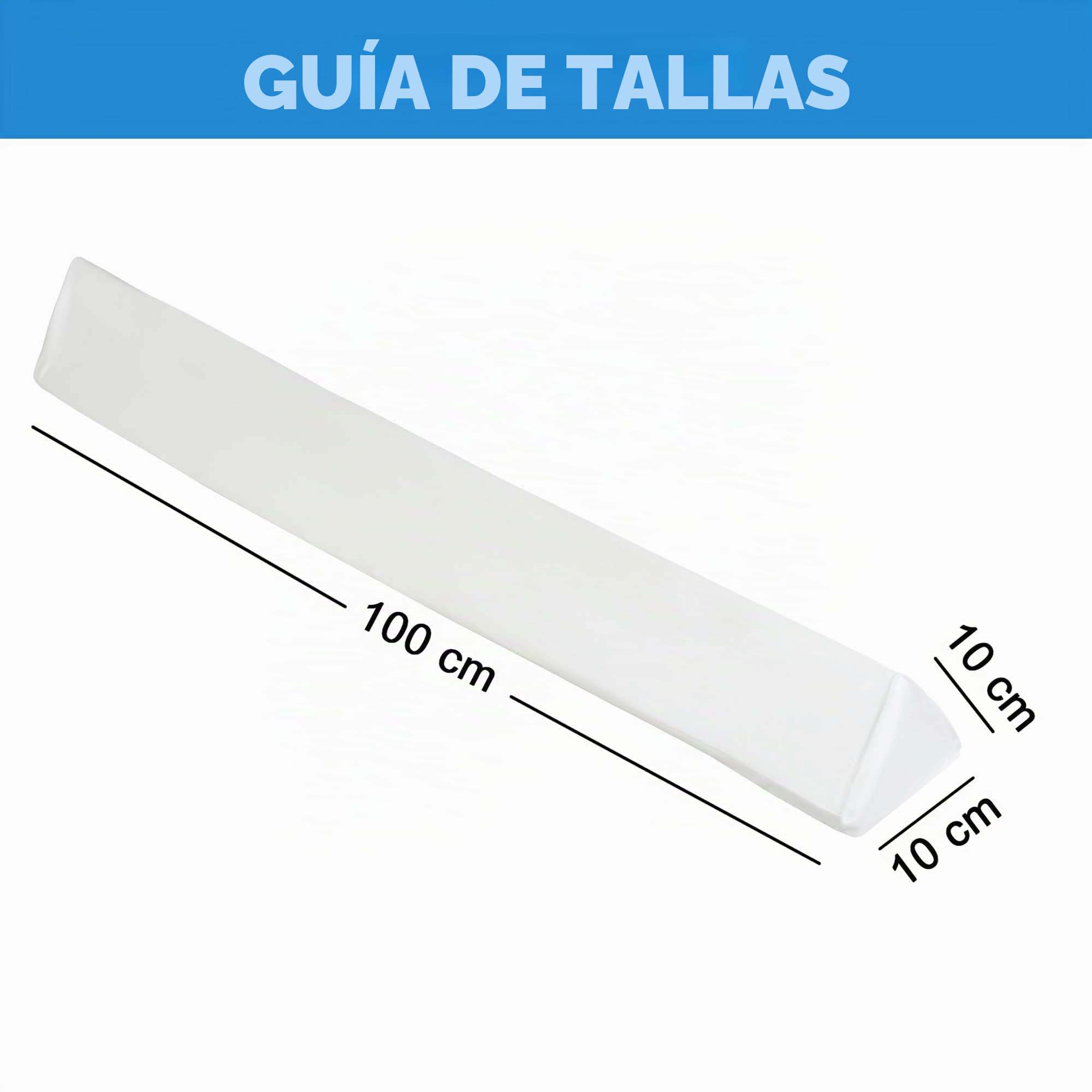 Barrera de Seguridad para Cama de Niños - Barandilla en Espuma con 100cm - Puede ser Utilizada por Adultos - Alternativa al Riel Portátil para llevar de Viaje con Funda Extraíble y Lavable 2 Barreras