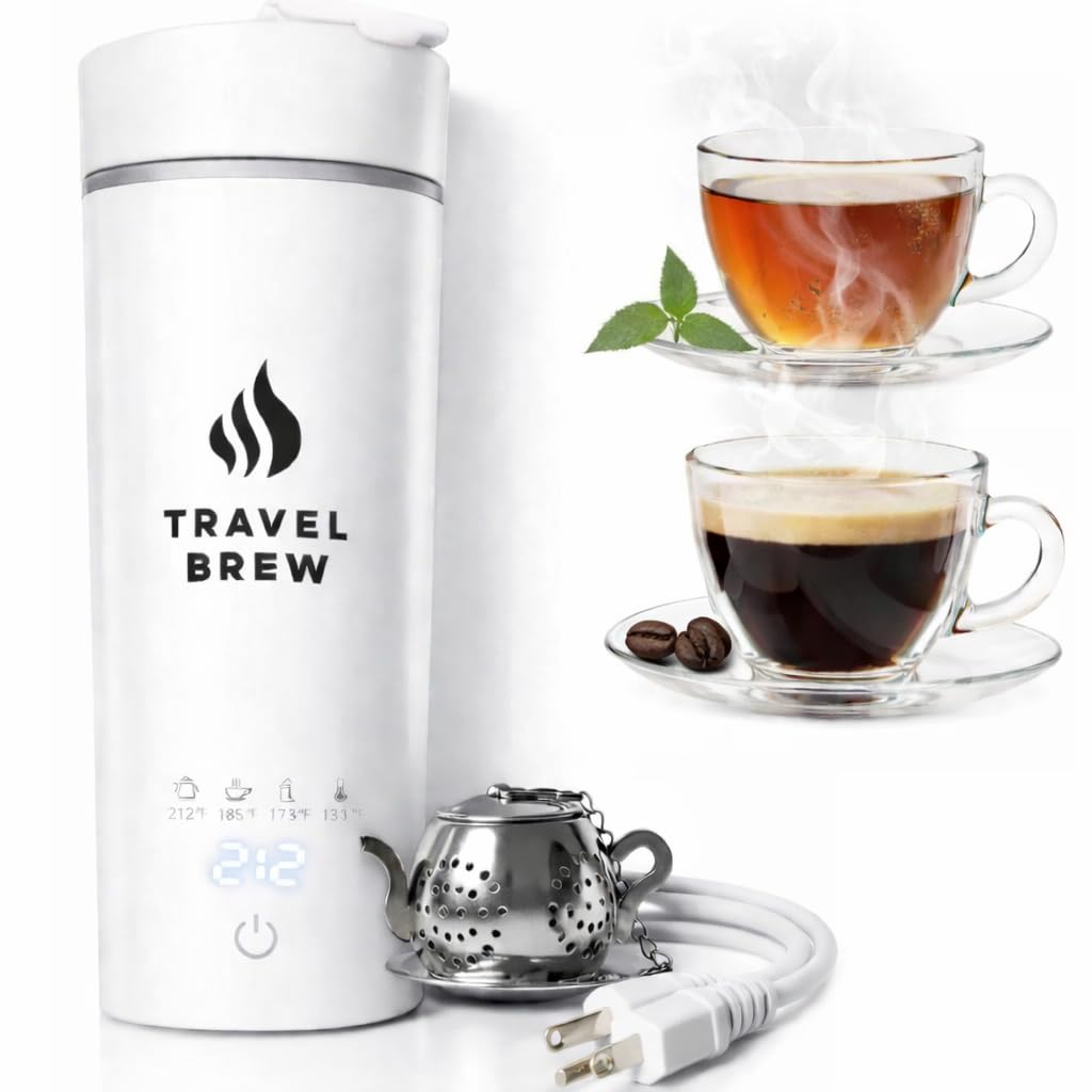 Portable Travel Kettle with Tea Infuser