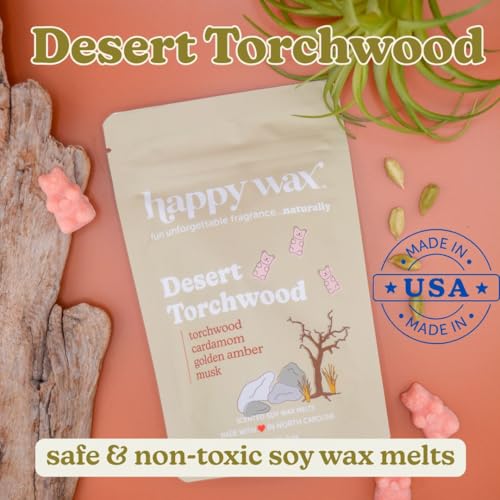 Happy Wax Wanderlust Collection Scented Natural Soy Wax Melts – 6 Total Oz. of Scented Wax Melts, Collection Includes Palo Santo, Desert Torchwood, and Moonshadow - Image 6