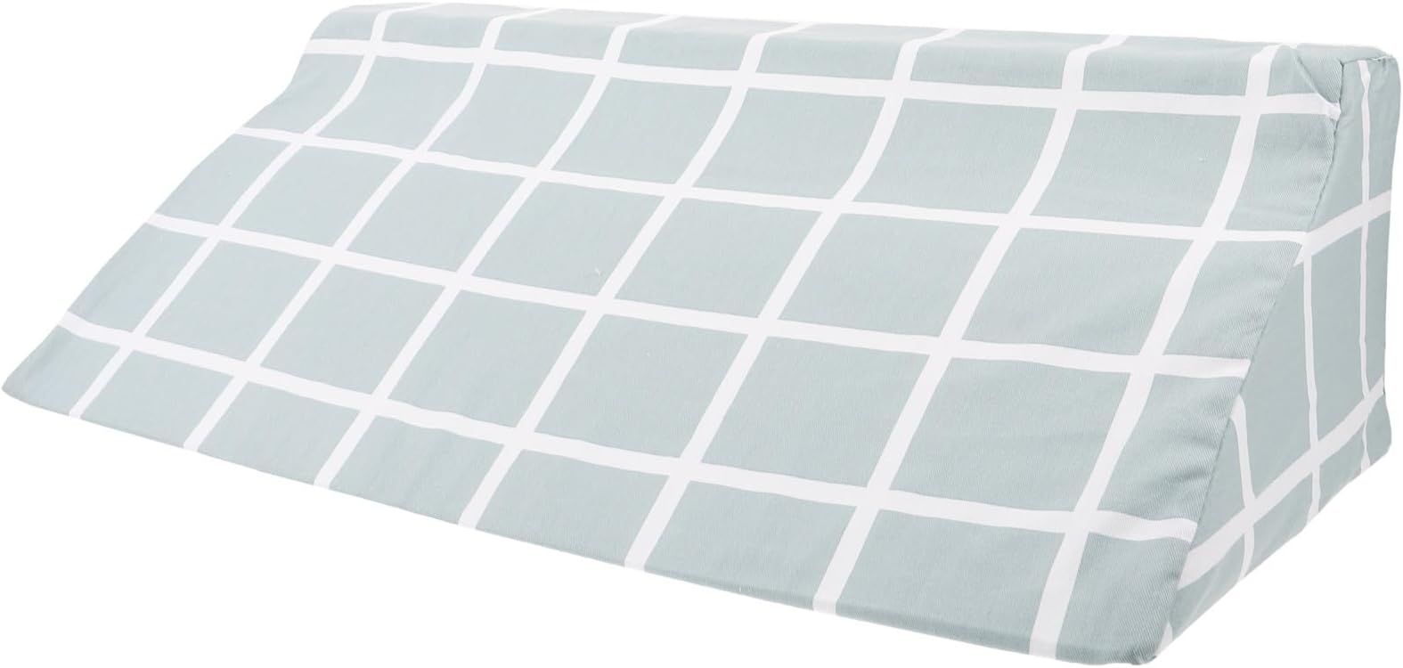 Body Supporting Triangle Wedge Pillow Cushion for Bedridden Patients and Elderly with Cotton and Sponge Material, for Home and Bed Rest Use, Helps Relax Neck and Reduce Snoring
