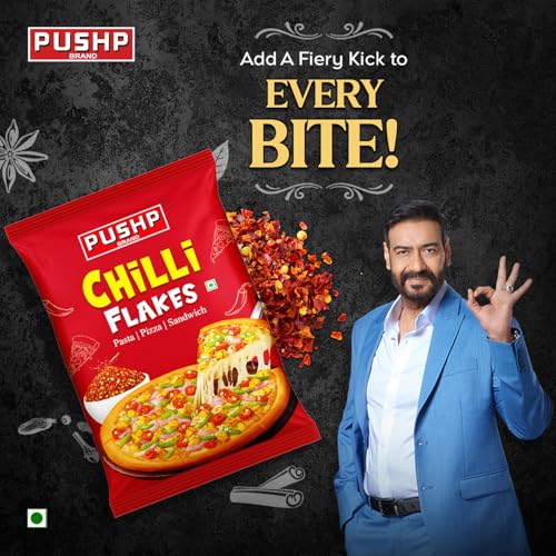 Image of Pushp Oregano & Chilli Flakes Combo Value Pack | 500g Each - 1kg Total | Perfect Seasoning for Pizza, Pasta, Sandwich & Snacks