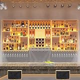 Utilisation pratique : Grâce à son design ouvert, ce porte-bouteilles facilite l'accès à vos boissons préférées. Parfait pour les soirées entre amis ou les dîners, il offre une solution de rangement fonctionnelle et esthétique pour vos bouteilles.