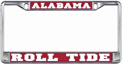 Alabama Crimson Tide - Marco de matrícula de metal abovedado