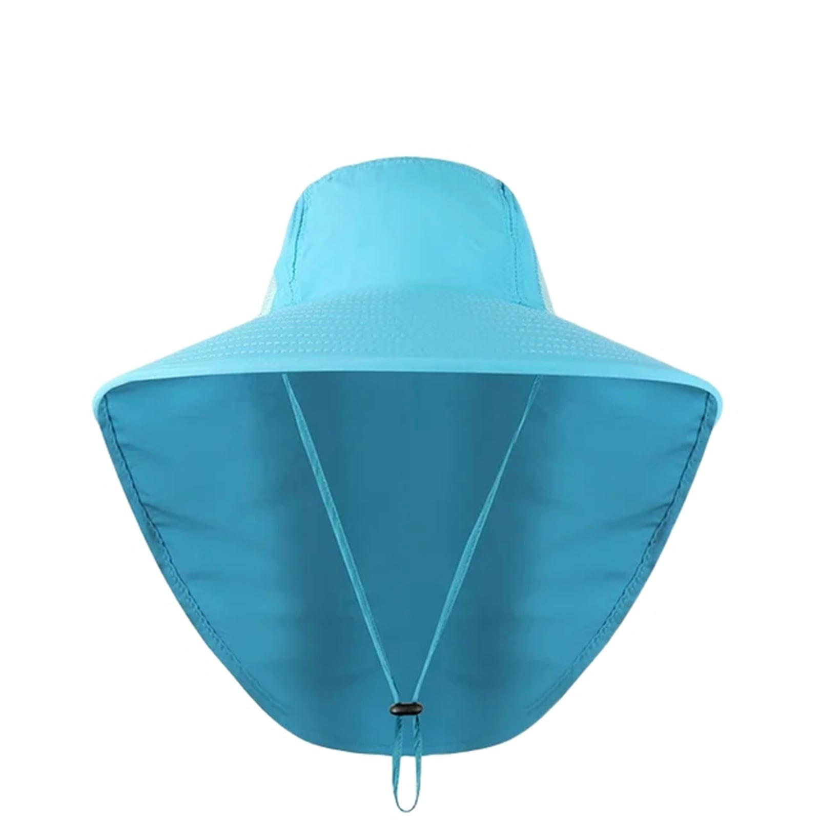 Kapelusz typu bucket z szerokim rondem czapki baseballowe dla kobiet i mężczyzn chłodząca czapka na szyję do wędrówek wędkarskich czapka outdoorowa z klapką
