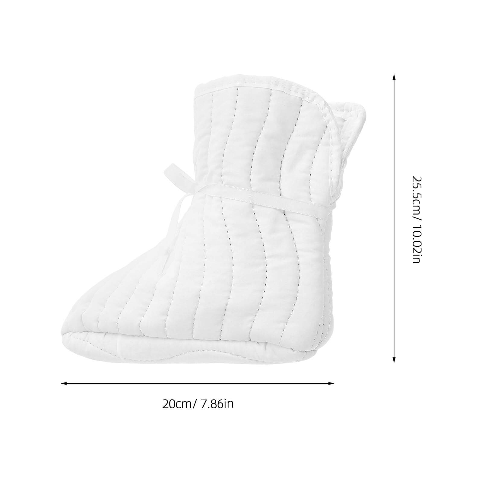 Hohopeti Baumwolle Herren-stiefelsocken Dicke Wintersocken Atmungsaktive Isolationssocken Strapazierfähige Arbeitssocken Verdickte Weiße Socken Bequeme Warme Socken Fischersocken