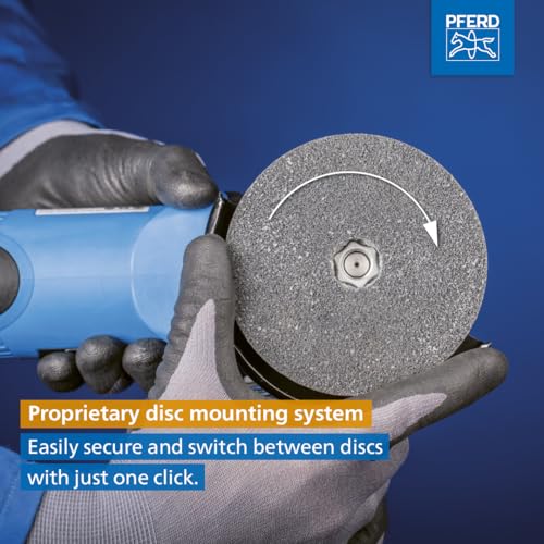 PFERD COMBICLICK® Disc Finishing Set, 9 pcs. - 5" Diameter, 5/8"-11 Thread, for fine Grinding to polishing Work with an Angle Grinder, only Available in a Set - Part 42985 by PFERD - Image 9