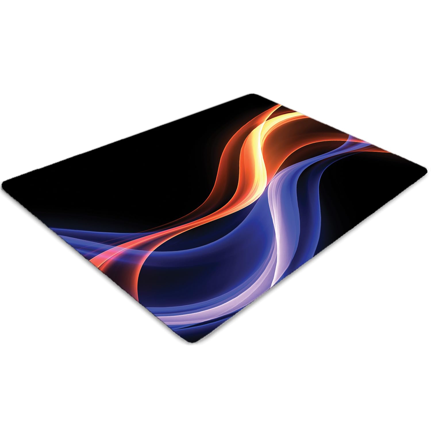 Tapis de chaise 100x70 cm rectangulaire en PVC antidérapant Radiation