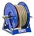 Coxreels 1275WL-3-100-A Dual Hose Compressed Air #4 Gast Motor Rewind Welding Reel for oxy-acetylene : 3/8" I.D., 100