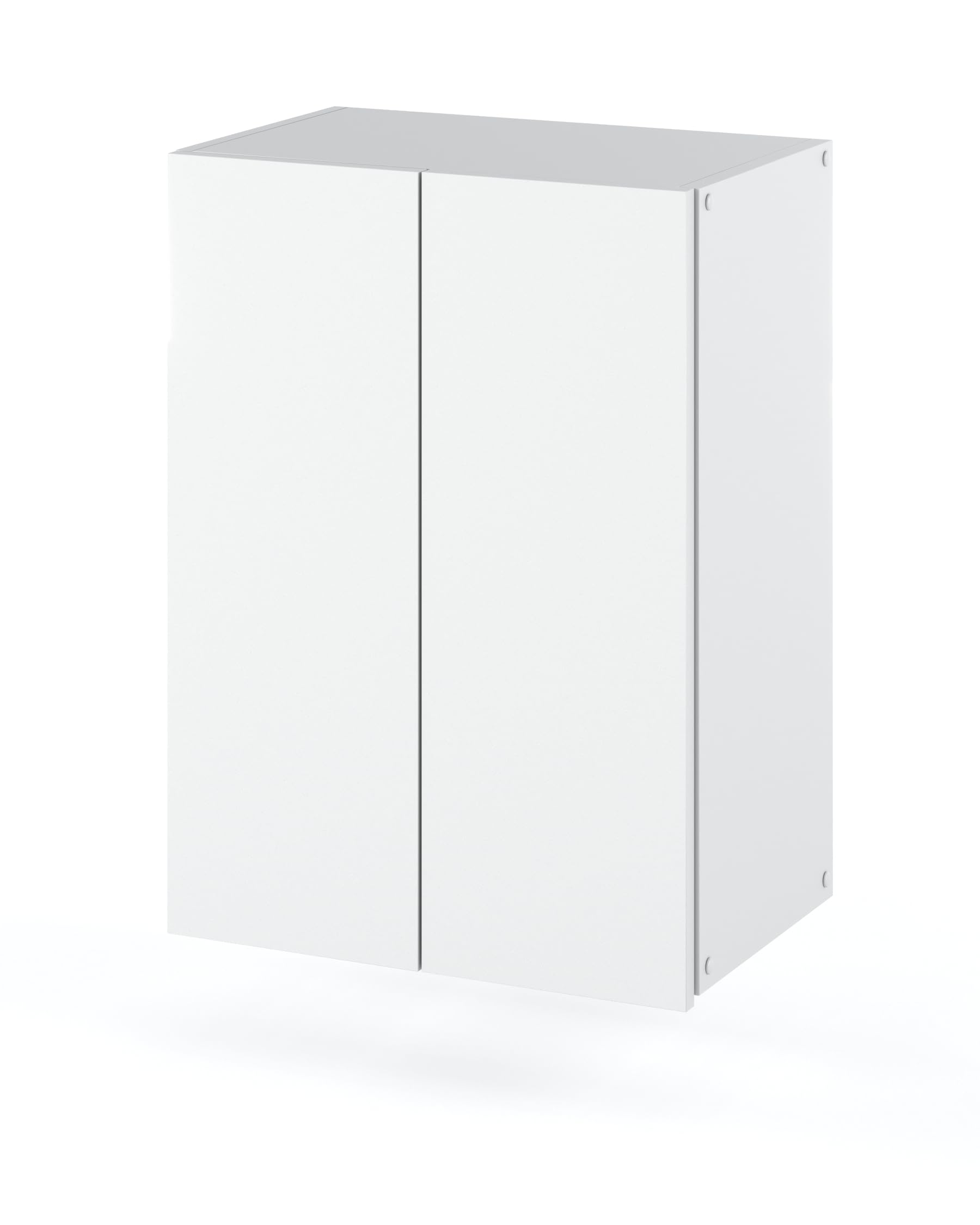MRBLS Armadietto da Bagno Bianco - Armadio Pensile per Bagno da Appendere - 40 x 60 x 25 cm (L x A x P)