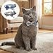 Xyembu 2Pcs Cat Collar Breakaway, Cute Plaid Cats Collar with Bells Soft Adjustable Kitten Accessories, Cat Bowtie Collar with Cat Buckle for Kitten Puppy and Small Pets