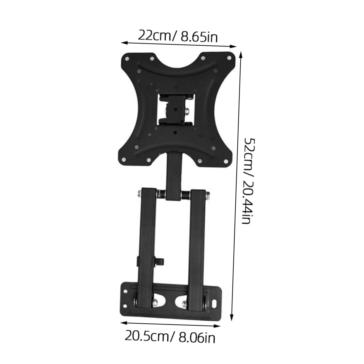 DOITOOL 23-42 Inches Tv Bracket Stretchable LCD Tv Stand with Rotatable Arms Steel Construction Easy to Clean