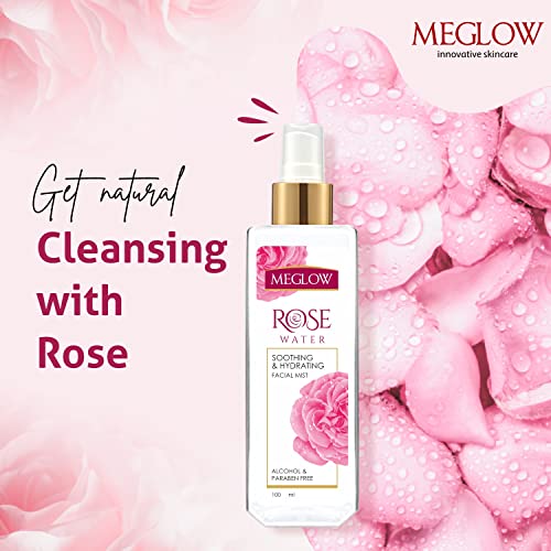 Image of Meglow Best Beautifying BB+ Cream With SPF 15(30g)+Rose water Spray for Face (100ml) Skin care Duo||Brightening|Moisturizing|Face Mist for Glowing Skin|Makeup Remover|Alcohol & Paraben Free for women