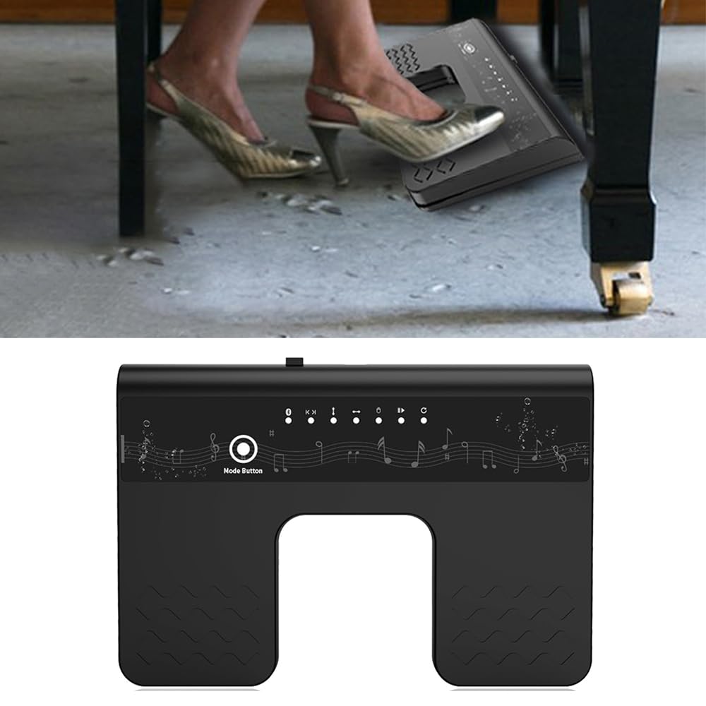 Volteador de páginas Bluetooth interruptor de pie BluetoothPedal volteador de páginas volteador de páginas inalámbrico Pedal volteador de páginas inalámbrico para tabletas y teléfonos inteligentes