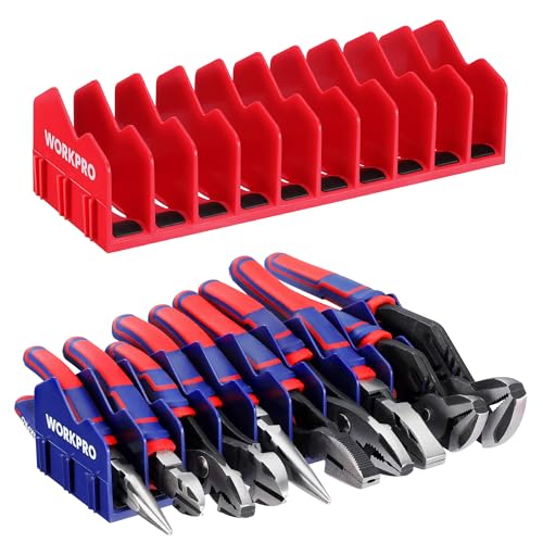 WORKPRO 2-Pack Plier Organizer Rack, Pliers Holder and...