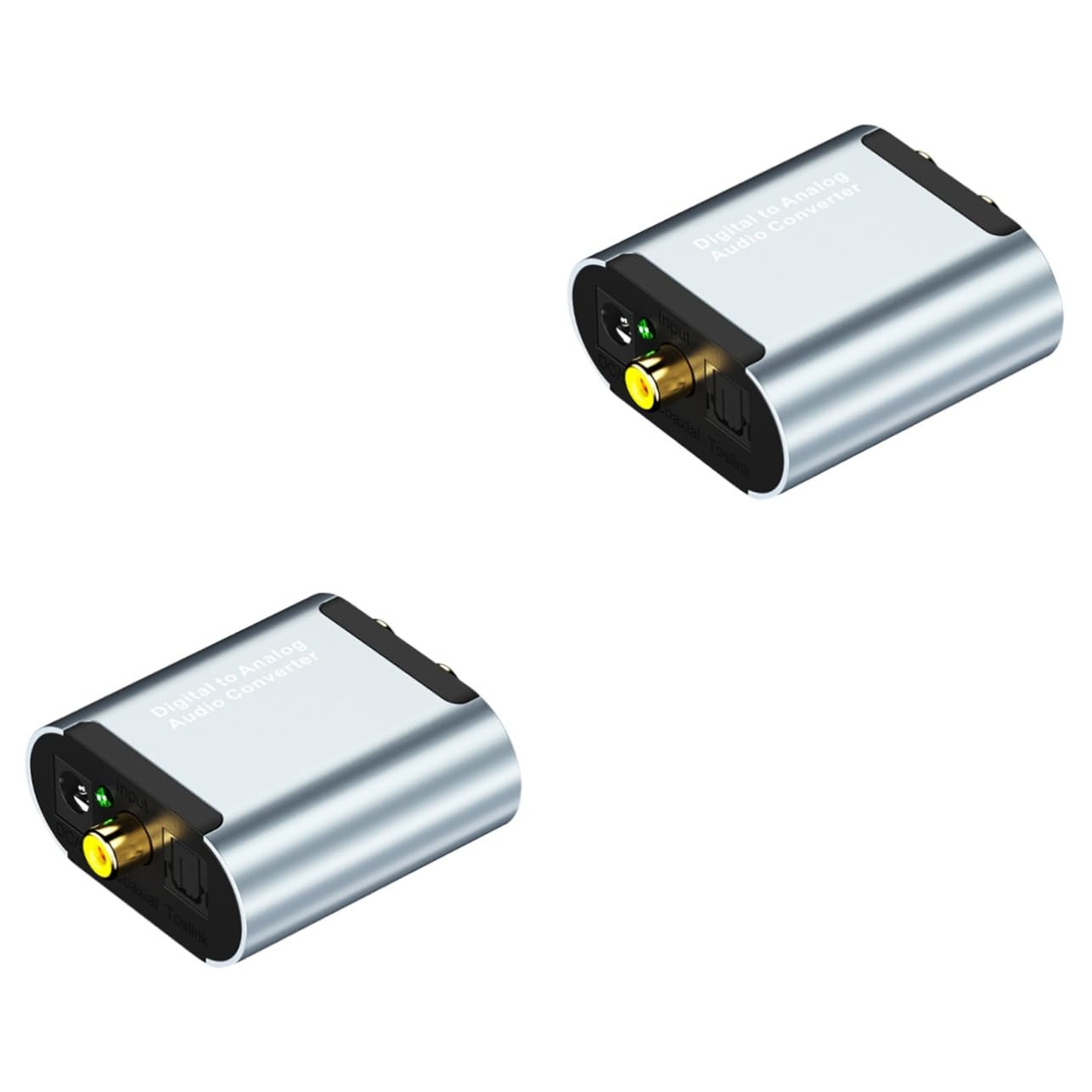 Mikikit 2sets Convertitore Audio Digitale Analogico Con Amplificatore Integrato Facile Da Installare Supporta Uscita Del Volume Ottimale Per Amplificatori e Cuffie Ad Alta Fedeltà